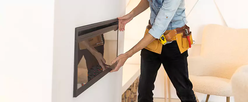 Metal Fireplace Installation in Clovis, California